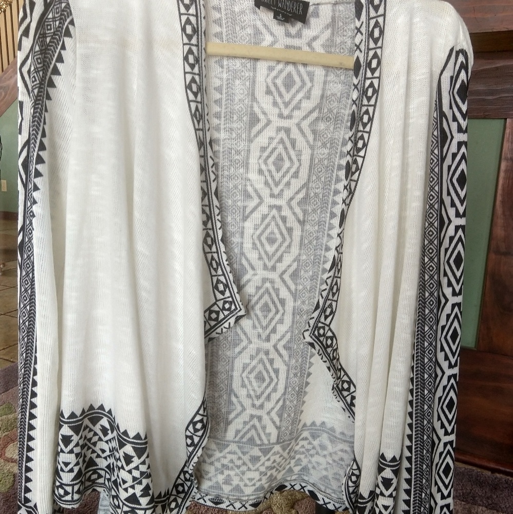 Southwest Boho Open Cardigan